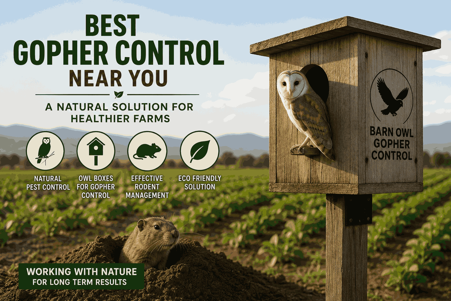 Why Choose The Best Gopher Control Near You For Your Farm?
